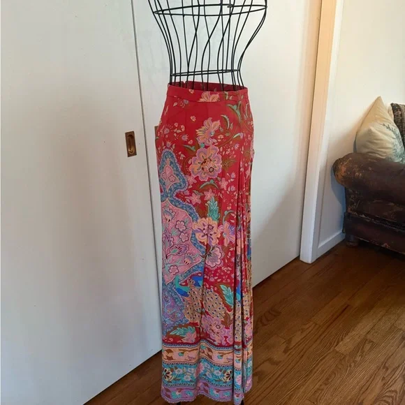 Spell & The Gypsy Collective Lotus Split Skirt Boho Bohemian Maxi Skirt Sz XS - Picture 3 of 9